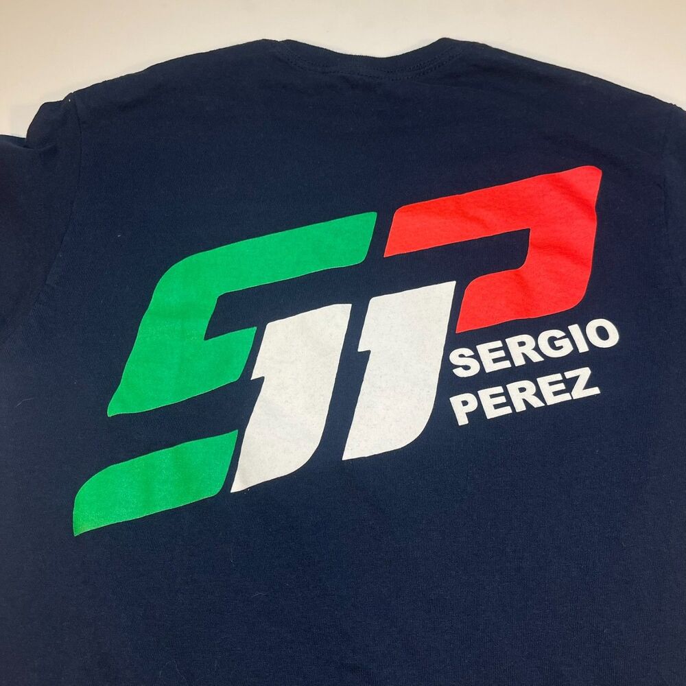 SERGIO PEREZ Oracle F1 Formula One Racing T SHIRT Sz Mens S